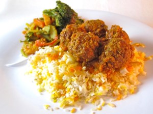 Meatball curry